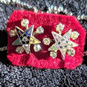 Mason Rhinestone Pendant Necklace & Earrings